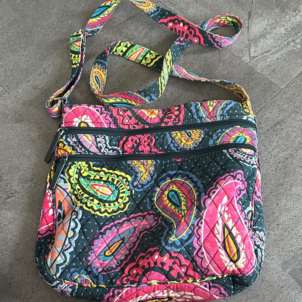 Vera Bradley Multicolor Paisley Crossbody Bag